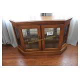 Late 20th Century Oak Media Credenza Console