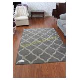 Modern Trellis Pattern Area Rug
