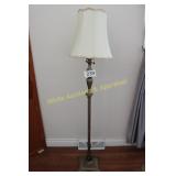 Neoclassical Brass Floor Lamp