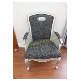 French Provincial Style Cane Barrel Chair