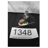 Lefton Porcelain Train Conductor Figurine - Marked
