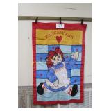 Lot of (2) Raggedy Ann Wall Hangings
