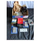 Misc. Box of Hardware, Hinges & More