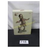 Fun in Fall Resin Figurine Girl w/Leaves