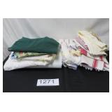 Assorted Kitchen Lot - Towels, Dust Cloths, Roll S