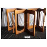 Wood-Hinged Doors Without Glass