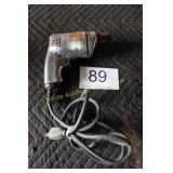 Vtg. Black & Decker 1/4' H.D. Holgun Drill