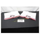 Scottie Dog Hand Towels w/Snowflakes - (2)