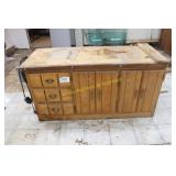 Workshop Cabinet - Custom Oak w/Drawers