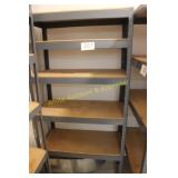 Steel Shelving w/Unfinished Particle Board Shelves