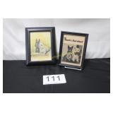 Framed Scottie & Westie Dog Prints - (2)