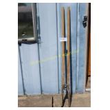 Wood Handle Post-Hole Digger