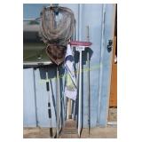 Misc. Lot of Handles, Net, Windshield Washer