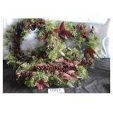 3-Piece of Holiday Wreath & Swag Lot