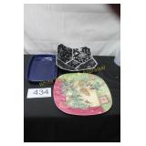 Blue Ceramic Dish, Bowl & More