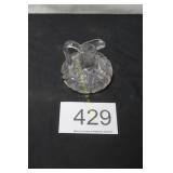 Vintage Clear Glass Pinwheel Cruet