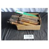Vintage Wood Turning Lathe Chisel Collection