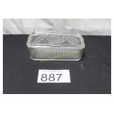 Vintage Rectangular Refrigerator Dish