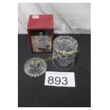 Vintage Crystal Cut Candy Dish