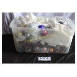 Tote of Christmas Ornaments