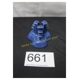 Cobalt Blue Fiesta Tripod Candle Holder