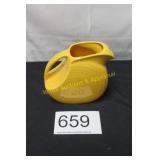 Yellow Fiesta Pitcher w/Handle & Spout