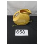 Yellow Fiesta Pitcher w/Handle & Spout