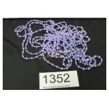 Purple Iridescent Beaded Garland