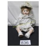 Vintage Porcelain Collector Doll