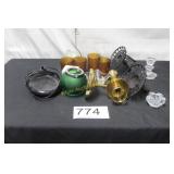 Lot of Misc. Candleholders & Candle Warmer