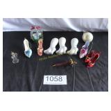Tote Full of Glass Christmas Ornaments