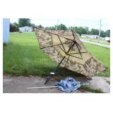 (2) Patio Table Umbrellas