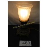Vintage Antique Style Frosted Glass Table Lamp