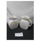 2 Pc. 'Federal' Glass Pitcher w/o Lid
