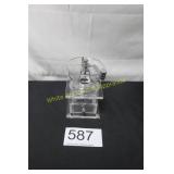 Acrylic Coffee Grinder w/Drawer - Hand Crank