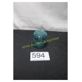 Aqua Blue Ball Ideal Canning Jar w/Wire Bail