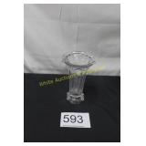 Glass Pedestal Flower Vase