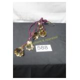 Hanging Cluster of 5 Brass Bells
