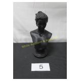 Black Decorative Female Bust