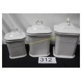 3 Piece Nesting Kitchen Canister Set