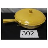 Rare Fiestaware Ceramic French Casserole & Lid