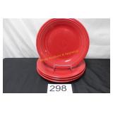 Set of (4) Fiestaware Dinner Plates