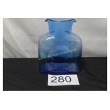 MCM Blenko Glass Water Bottle w/Double Spout