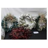4 Pc. Holiday Wreaths