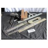 Assorted Hand Tools & Rulers