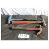 3 Pc. Assorted Hammer Lot