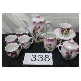 Vintage German Porcelain Children's Tea Set