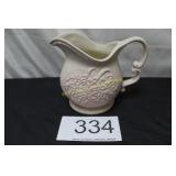 Hull Pottery Pitcher in Pink