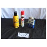 3 Pc. Lot Butane - Turpentine
