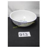 April Cornell Floral Enameled Metal Washbasin